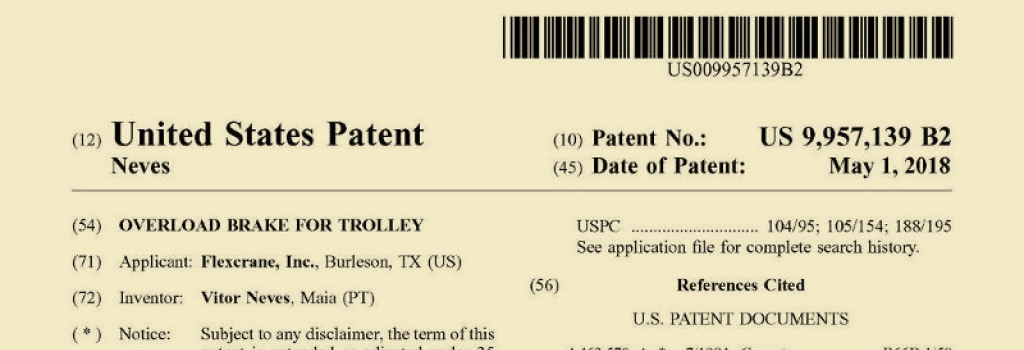 Nova patente US 9,957,139